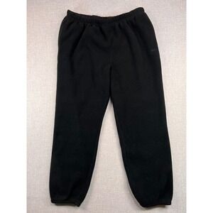 VTG 90s Eddie Bauer EBTek PolarTec Fleece Pants Men XXL Black Made in USA Warm